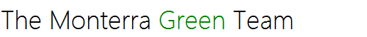 The Monterra Green Team